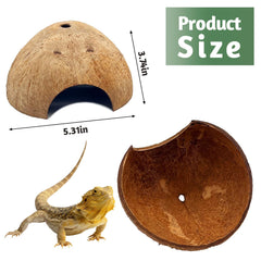 PINVNBY coconut hut top hole allows tunnel-like exploration and ventilation.