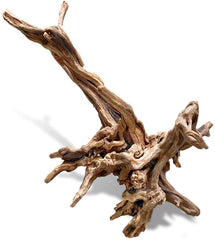 PINVNBY large driftwood aquarium decor branch creates a natural focal point and shelter for shy fish.