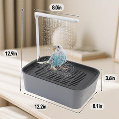 PINVNBY-parrot-bathbox-fountain highlights the USB powered circulating water feature.