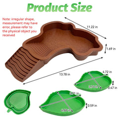 PINVNBY turtle-bathing-pool-external-ladder shows safe entry and natural movement.