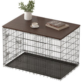 Piskyet Dog Crate Topper packaging protects edges during shipping for damage-free delivery