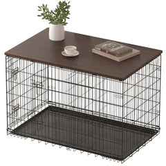 Piskyet Dog Crate Topper packaging protects edges during shipping for damage-free delivery