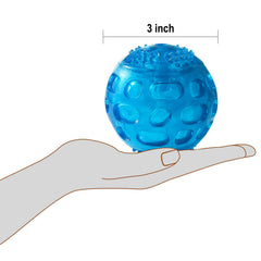 Bola PJDH 3 pulgadas chirriante para animar el juego.