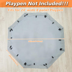 PJYuCien bottom pad oxford fabric closeup highlights durable, wipe-clean surface.