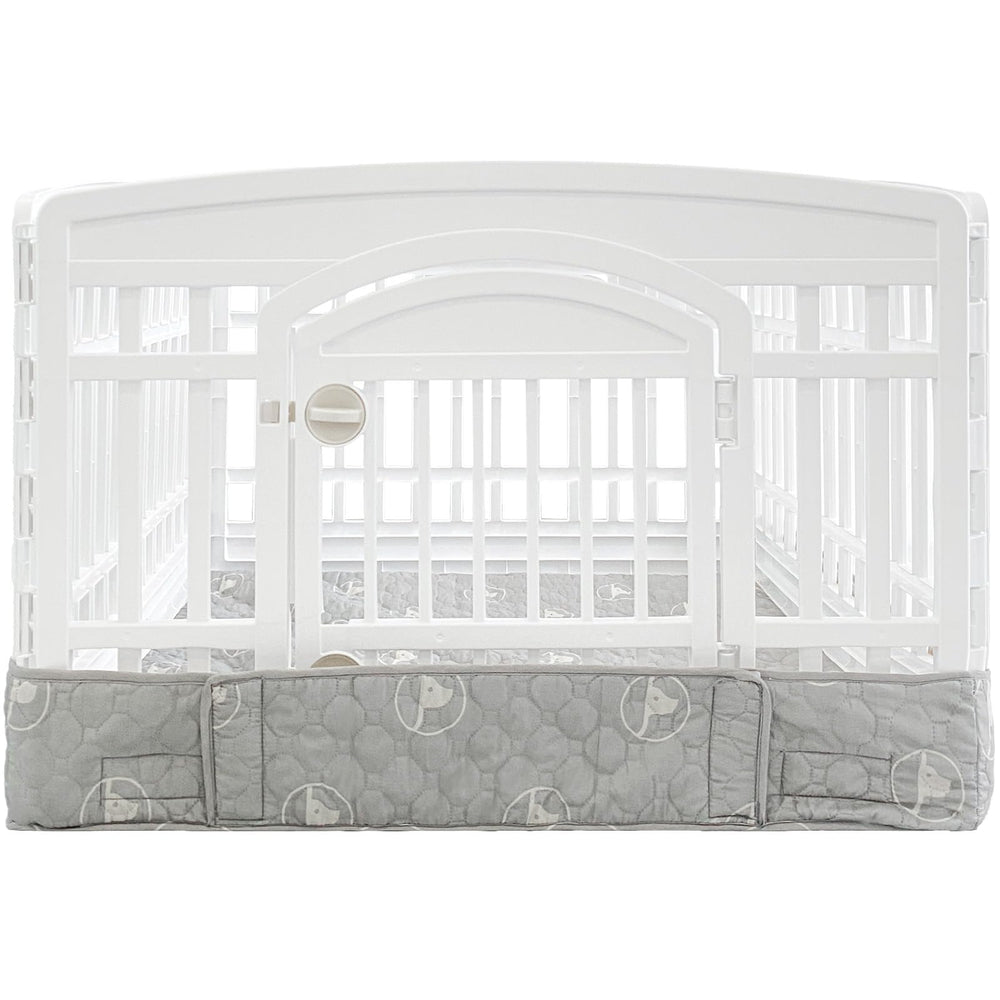 PJYuCien dog playpen bottom pad stabilizes panels for steady playtime