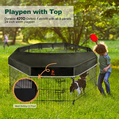PJYuCien dog playpen can be reshaped into multiple layouts.