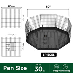 PJYuCien playpen folded for easy storage and transport