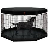 PJYuCien dog playpen top cover provides sun and UV protection.