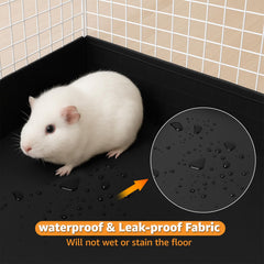 PJYuCien cage liner is easy to wipe or rinse for reuse