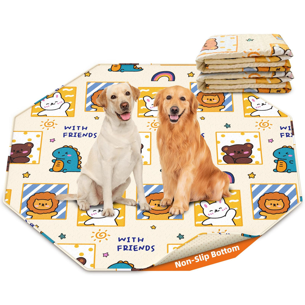 PJYuCien washables full coverage dog pee pad protecting floors during training sessions