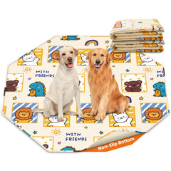 PJYuCien washables full coverage dog pee pad protecting floors during training sessions