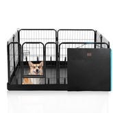 PJYuCien dog playpen plus storage bag packed for travel and organization