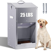 PKNYBZH automatic dog feeder with 25lb capacity for multi-dog homes.