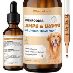 PKperekond dog lumps-bumps-supplement-bottle supports mobility with natural lipoma-friendly properties.