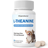 PKperekond L-Theanine dog and cat chew tablets help pets feel calm and relaxed.