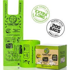 PLANET POOP bags 20 micron thickness protects against leaks during use