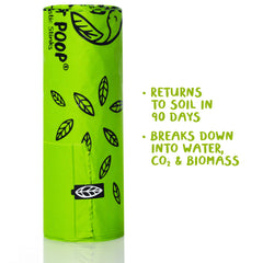 PLANET POOP bags with handles and swivel-bin design for easy disposal