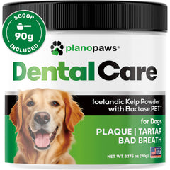 planopaws dog teeth cleaning powder pour over meals for fresher breath