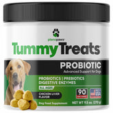 Planopaws probiotics for dogs soft chews pack supports digestion.