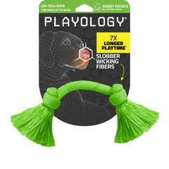 Playology Dri-Tech Rope Tug-of-War toy boosts interactive play for dogs.