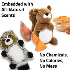 Playology easy-clean-dog-toy shows washable design and durable material