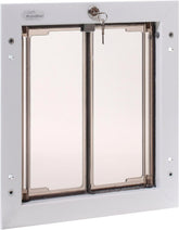 PlexiDor Performance Pet Door weather seal minimizes energy loss while pets explore.