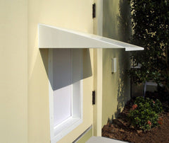 Plexidor Performance Pet Doors weather shield protects entryway from sun and rain for pets.
