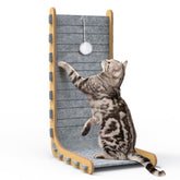 PLITTPETTS felt cat scratcher side view, durable surface for daily scratching