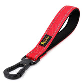 PLUTUS PET 10in short leash with padded handle for comfortable close control