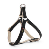 Plutus Pet Cotton Hemp Step-In Harness front view highlighting comfortable design for daily walks