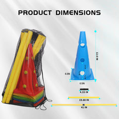 Plzzree height-adjustment poles enable customized obstacle design for dogs at home