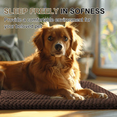 Pobopobo dog bed crate mat canvas-side stays cool and breathable