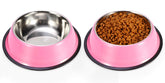 Podinor stainless steel bowls stackable front view for clutter-free storage