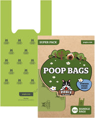 Pogi’s Dog Poop Bags box-dispensing shown for quick cleanup on walks.
