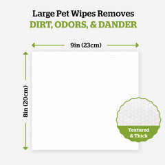 Pogi's toallitas para perros – limpieza corporal suave y refrescante.