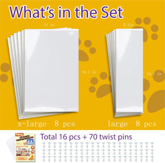 Polamg Anti-Cat Scratch Protector tape closeup highlighting strong adhesion for no-residue couch protection