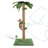 Pomesea 34-inch cat scratching post offers a tall vertical climbing outlet for indoor cats.