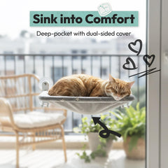 POMESEA cordless-hook structure reduces cords, enabling effortless jump-on for cats.