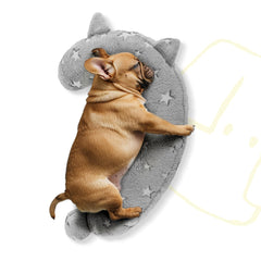 POMESEA Dog Calming Pillow glow-in-dark feature for nighttime comfort