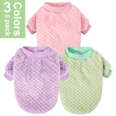 POMIU dog sweater 3-pack side view highlights easy slip-on fit for cats and dogs.
