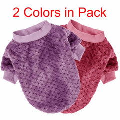 POMIU dog sweater pack side view highlights comfortable fit for small pets.