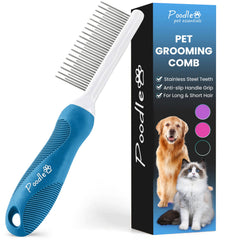 POODLIE Poodle Grooming Comb long teeth for efficient detangling during baths.