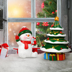 POPETPOP Christmas tree ornament brings seasonal color to your fish tank decor.