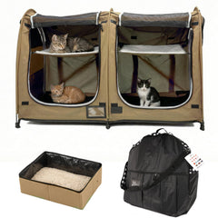 Porayhut Mispace cat condo folded compact for travel.