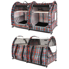 porayhut Mispace interior reveals two compartments with detachable hammocks for comfy naps.