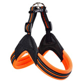 PORDLIE dog harness soft padded breathable top view ensures comfortable daily walks.