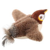 Poreids Chirping Bird Cat Toy in flight sparks indoor cat play