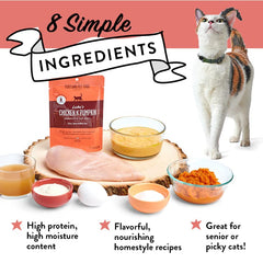 Portland Pet Food Luke's Chicken N' Pumpkin topper concept for mixing with dry kibble.
