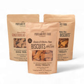 Portland Pet Food Company Apple & Mint treats bag, ideal training reward for dogs.
