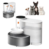 Potaroma smart water fountain front view with ready hydration for pets.